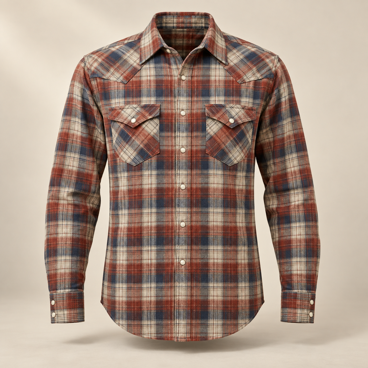 The Prairie Snap Shirt - AI-generated style example, front view